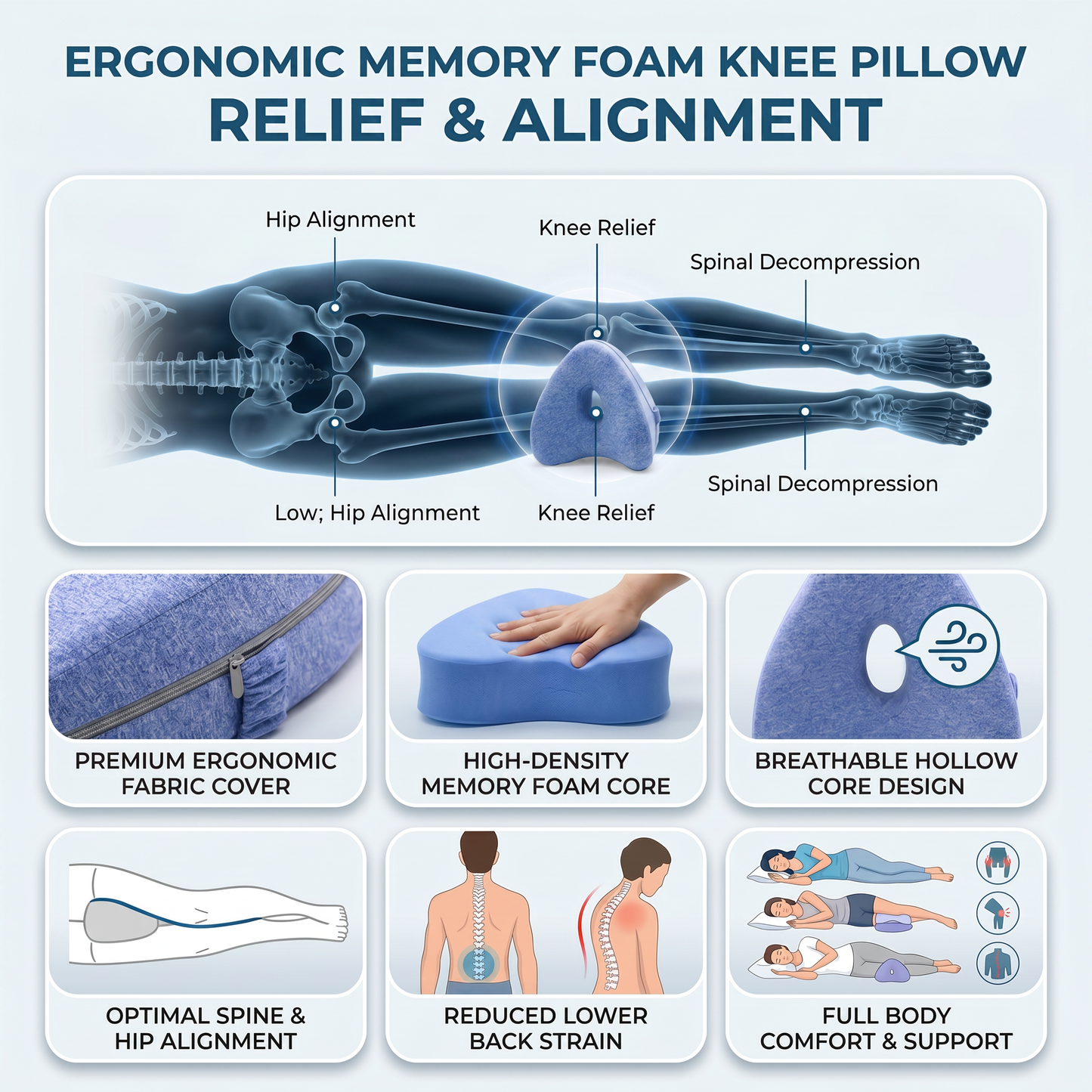 Ostenex™ Side Sleeper Support Pillow