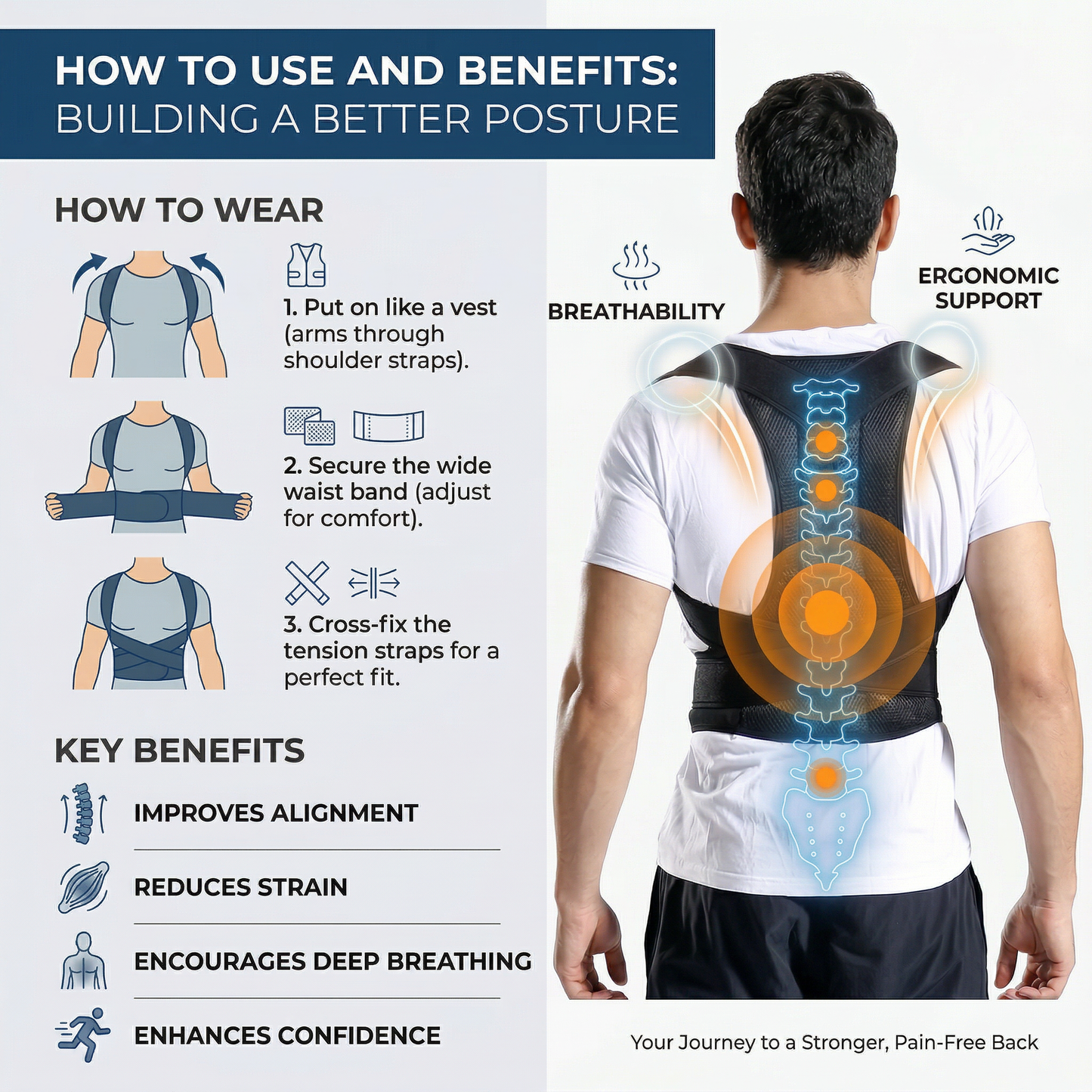Ostenex™ Everyday Back Support Brace