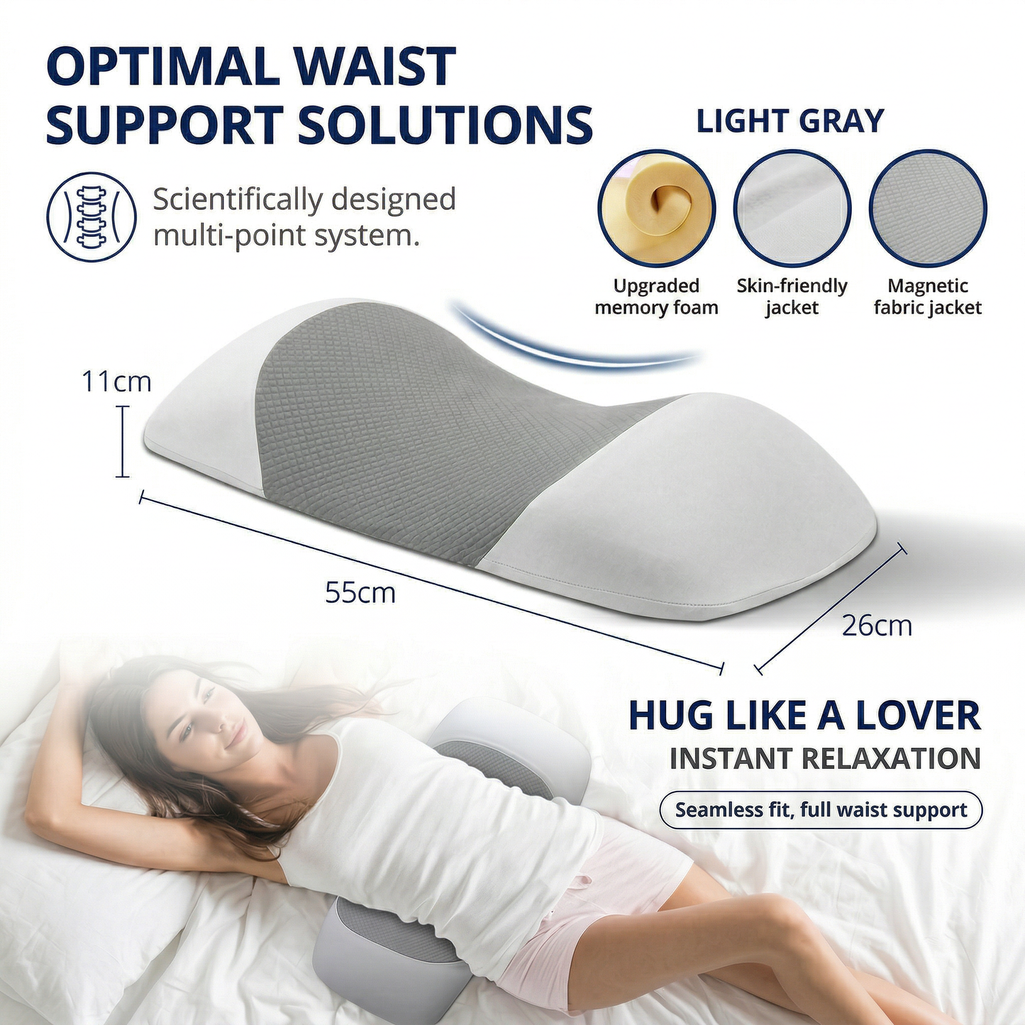 Ostenex™ Ergonomic Back Pillow