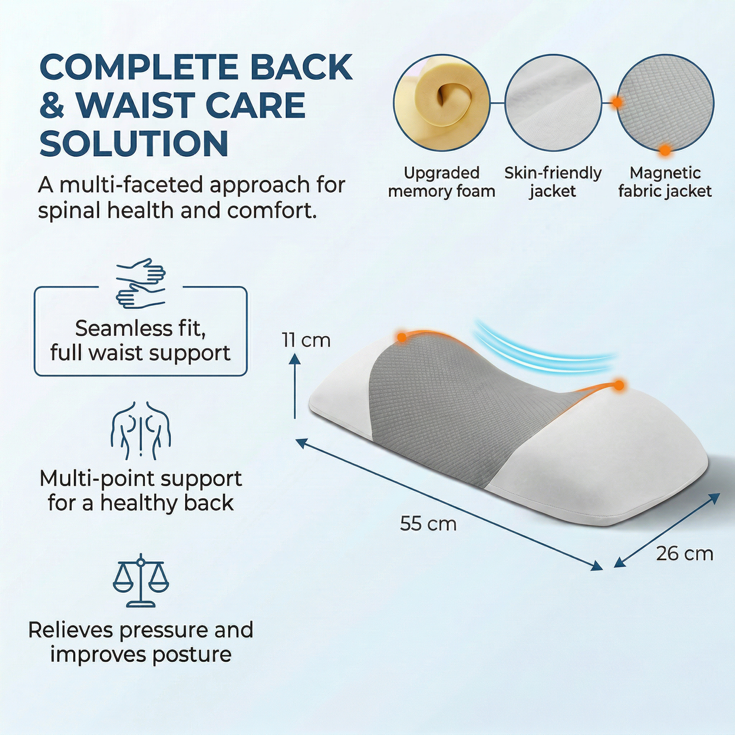 Ostenex™ Ergonomic Back Pillow