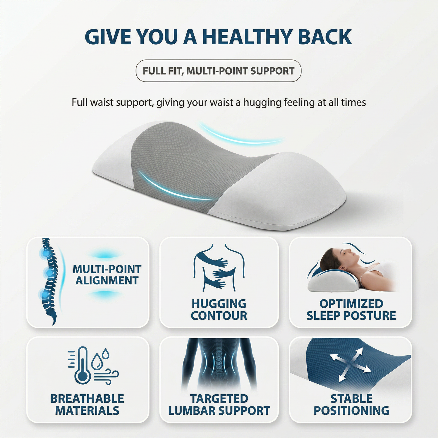 Ostenex™ Ergonomic Back Pillow